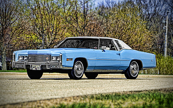 Cadillac Eldorado, retro cars, 1975 cars, american cars, R, 1975 Cadillac Eldorado, Cadillac HD wallpaper