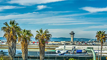 Los Angeles airport, LAX, International airport, Angeles HD wallpaper