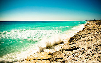 Coastal treasures, Turquoise waters, Hidden coves, Seaside serenity HD wallpaper