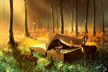 Art, Book, Child, Fairy, Fabulous, Beasts HD wallpaper