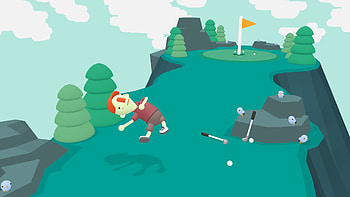 What the Golf? Game - Quirky Golf Course Adventure, video game, What the Golf? HD wallpaper