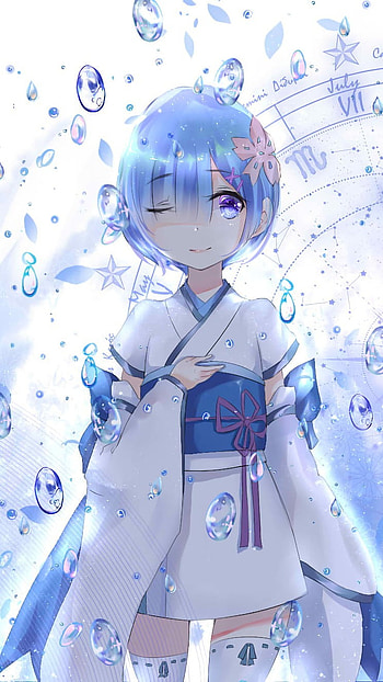Angel rem, re zero, anime HD phone wallpaper