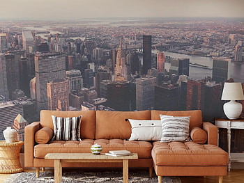 Skyline Mural, Perfect skyline mural, Cityscape , Eazywallz HD wallpaper