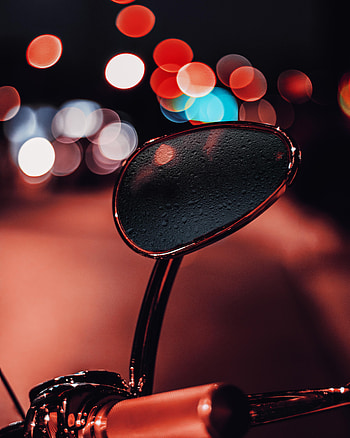 Night, Drops, Lights, Glare, Miscellanea, Miscellaneous, Bokeh, Boquet, Mirror HD phone wallpaper