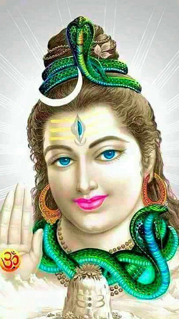 Sivan , Lord Shiva, Blue Eyes HD phone wallpaper