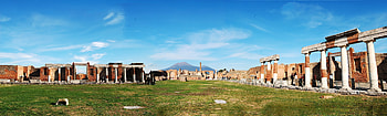 Archaeological park, Pompeii villas, Vacation rental, Italy HD wallpaper