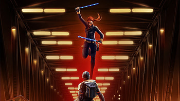 Black Widow International Textless , black-widow, superheroes, artist, artwork, digital-art, deviantart HD wallpaper