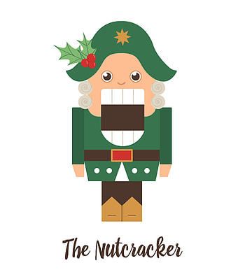 Nutcracker with holly, Winter fairytale illustration, Christmas, Winter design HD phone wallpaper