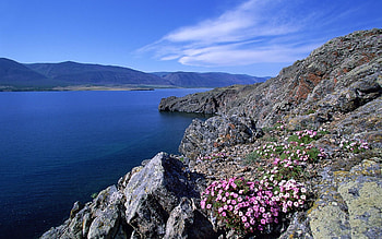 Landscape, Mountains, Sea HD wallpaper
