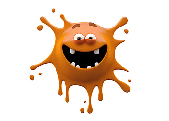 Miscellanea, Miscellaneous, Smile, Blot, Monster HD wallpaper
