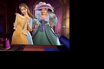 Barbie, movie, dressmaker, princess, dress, godmother HD wallpaper