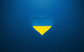 Ukraine, love, ukrainian, flag, ukr, heart HD wallpaper