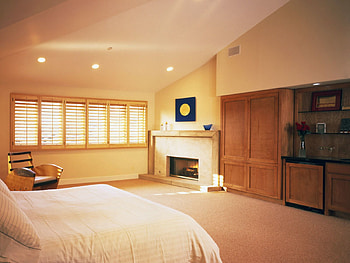 Miscellanea, Miscellaneous, Room, Style, Bed, Fireplace HD wallpaper