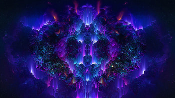 Exploded Star Abstract, abstract, digital-art, behance HD wallpaper