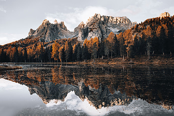 Mountain Lake Reflection: Nature’s Tranquil Masterpiece, lake, mountain, nature, reflection HD wallpaper