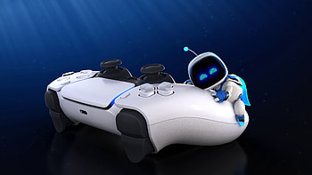 Astro Bot Rescue Mission: PlayStation 5, video game, Astro Bot Rescue Mission, controller, PlayStation 5 HD wallpaper