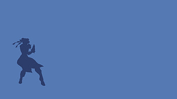 Chun-Li Minimal — Blue Street Fighter Quad, video game, Chun-Li (Street Fighter), Street Fighter, blue, Minimalist Gaming HD wallpaper
