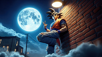 Regular Everyday Normal Goku, goku, anime, artwork, digital-art, art, artist, dragon-ball-z, ai, deviantart HD wallpaper