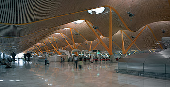 Adolfo Suarez Madrid-Barajas Airport, T4 Madrid Barajas, gallery, International airport HD wallpaper