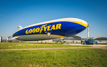 Goodyear blimp , Air transport, Goodyear Tire and Rubber HD wallpaper