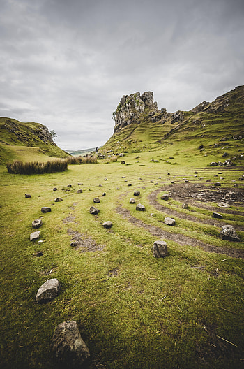 Nature, Grass, Rock, Journey, Tourism HD phone wallpaper