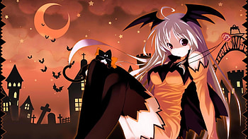 Anime-Girls---Backgrounds HD wallpaper