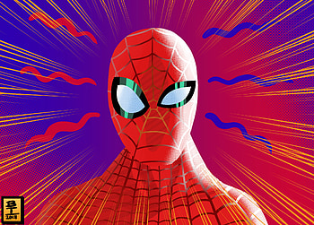 Spiderman Abstract Art , spiderman, superheroes, deviantart, digital-art HD wallpaper