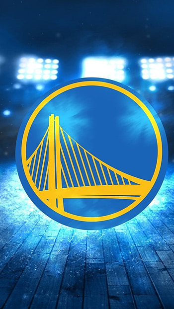 Golden State Warriors, Blue Logo, Background HD phone wallpaper