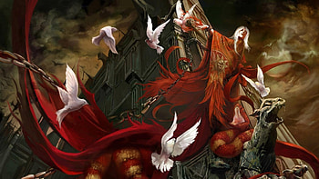 The Princess of War, paloma, war, red HD wallpaper