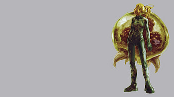 Video Games Metroid Samus Aran Gray Background Women Blondes Long Hair Ponytails Bodysuits Aliens Nintendo Zero Suit ... HD wallpaper