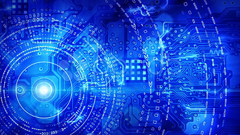 Blue Computer Circuit Board Background Loop Stock Video 10686486 | . HD wallpaper
