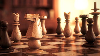 Wooden, Chess HD wallpaper