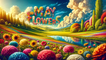 Blooming May Paradise, artistic, May, flower, landscape HD wallpaper