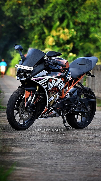 Ktm Rc 390, Racing, Bike HD phone wallpaper