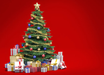 CHRISTMAS TREE, TREE, ORNAMENTS, COLORS, GIFTS HD wallpaper