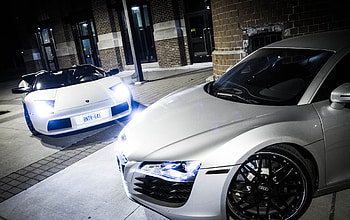 Audi, Lamborghini, Cars, Style, R8, Murcielago HD wallpaper