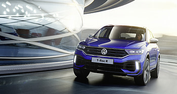 Blue car, Volkswagen T-Roc HD wallpaper
