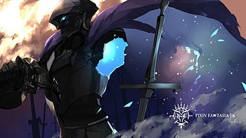 Fallen Knight Mecha Warrior, Pixiv Fantasia, Mecha, Wall, Colour, BG, Anime, Girl, New, Pixiv Fallen Knight HD wallpaper