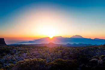 Beautiful Morning Sky Landscape Sunshine , landscape, sunrise, morning, sky, nature HD wallpaper