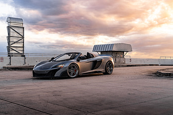 McLaren — Rooftop Sunset, Car HD wallpaper