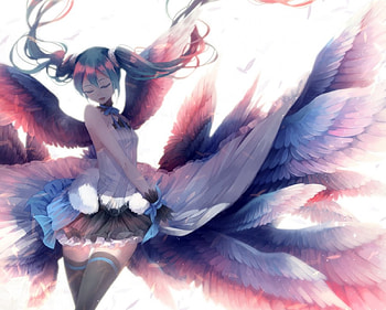 Angel Winx, nice, feather, longahir, wing, hatsune, female, plain, sexy, sweet, white, hatsune miku, twintail, gorgeous, hot, girl, anime girl, simple, anime, pretty, twin tail, lovely, vocaloid, twin tails, dress, miku hatsune, beauty, miku, dancing, vocaloids, twintails, angelic, wings, dance, beautiful, gown HD wallpaper