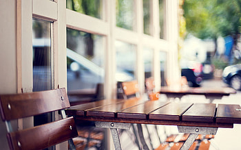 Cities, City, Chair, Blur, Smooth, Table, Bokeh, Boquet, Cafe, Café, Side Table HD wallpaper
