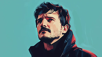 Artistic Pedro Pascal, Pedro Pascal, artistic HD wallpaper