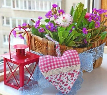 Spring window decorations, still life, window, decorations, flowers, spring HD wallpaper