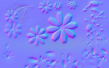 purple 3d flower background, 3d flowers, raised flowers background, creative flower background, 3d flower background HD wallpaper