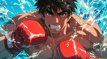 of Makunouchi Ippo from Hajime no Ippo, Anime, Hajime no Ippo, Makunouchi Ippo HD wallpaper