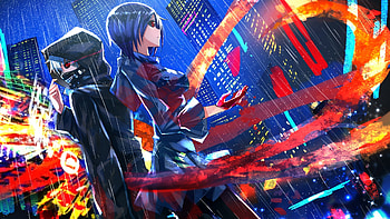 Anime Tokyo Ghoul Kaneki Ken Kirishima Touka HD wallpaper