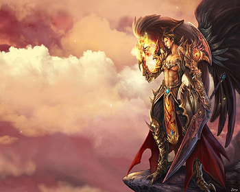 Lucifer First Fallen Angel, Magic, Angel, Devil, Armour HD wallpaper