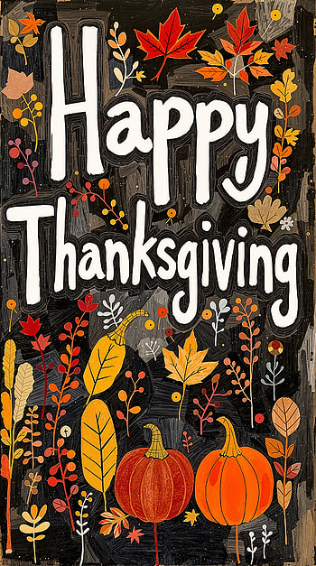 Festive : Happy Thanksgiving!, Thanksgiving, Autumn, pumpkin, leaf HD phone wallpaper