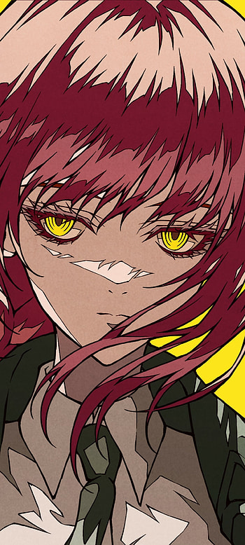 Makima Fierce Gaze: Chainsaw Man Anime , Makima (Chainsaw Man), Anime, Chainsaw Man HD phone wallpaper